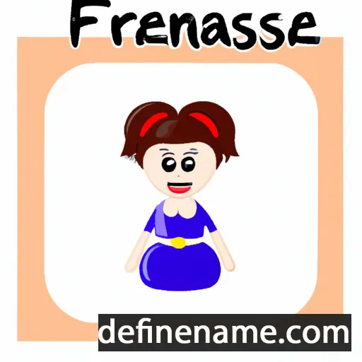 cartoon of the name Frañseza