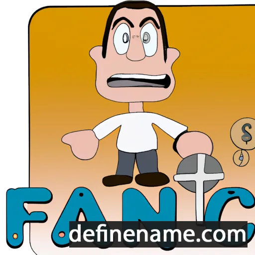 cartoon of the name Franc