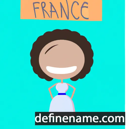 cartoon of the name Franca