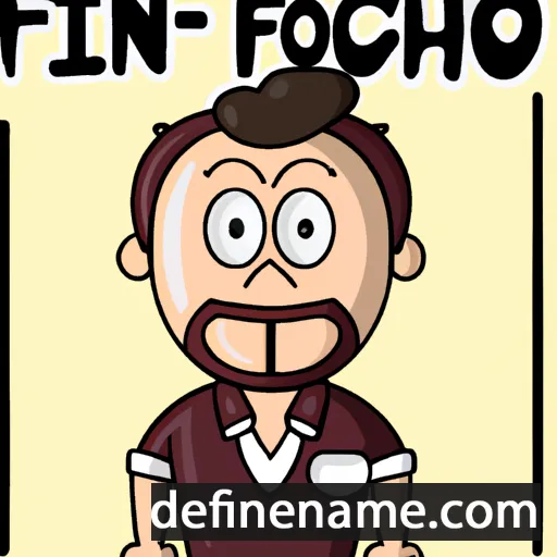 cartoon of the name Francesco Pio