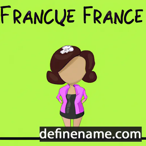 cartoon of the name Francine