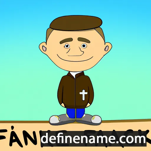 cartoon of the name Franciszek