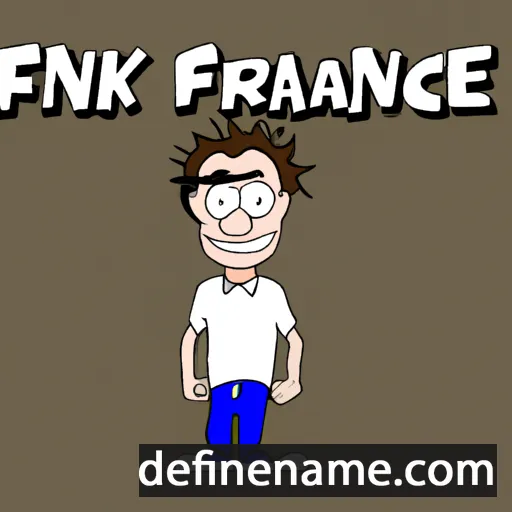 cartoon of the name Franck