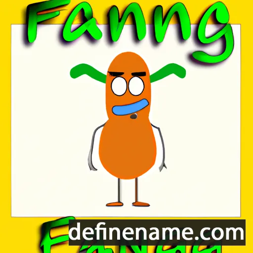 cartoon of the name Frang