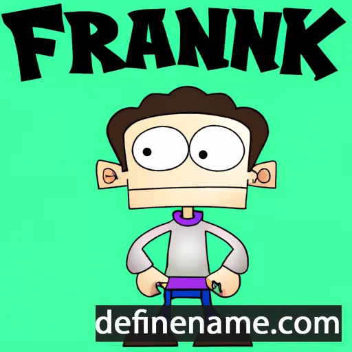 cartoon of the name Frankie