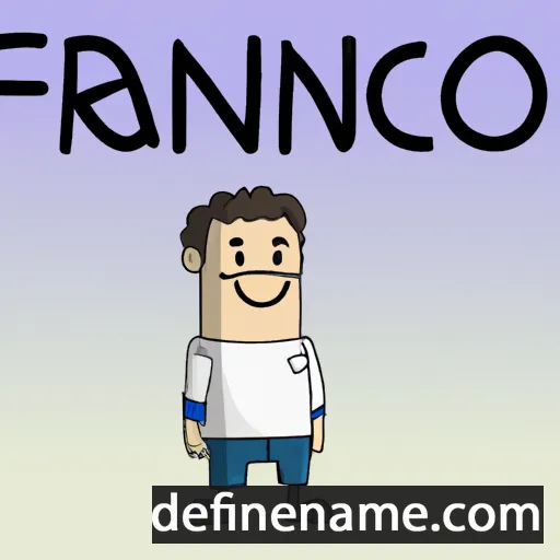 cartoon of the name Frano