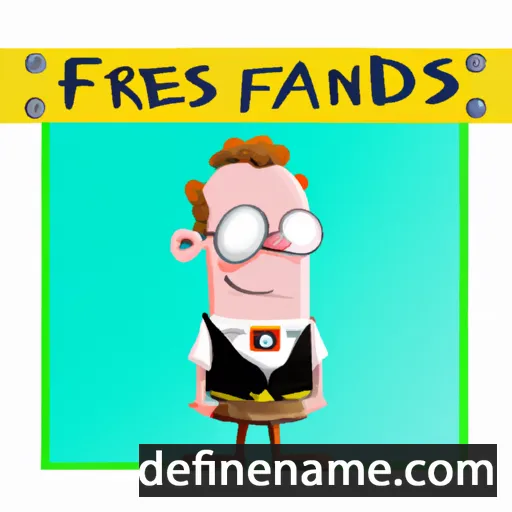 cartoon of the name Frans