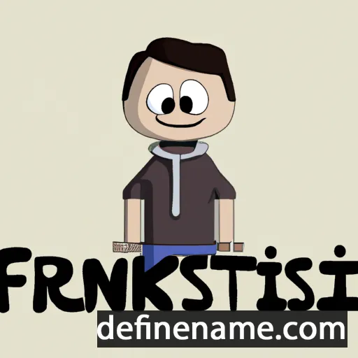 cartoon of the name František