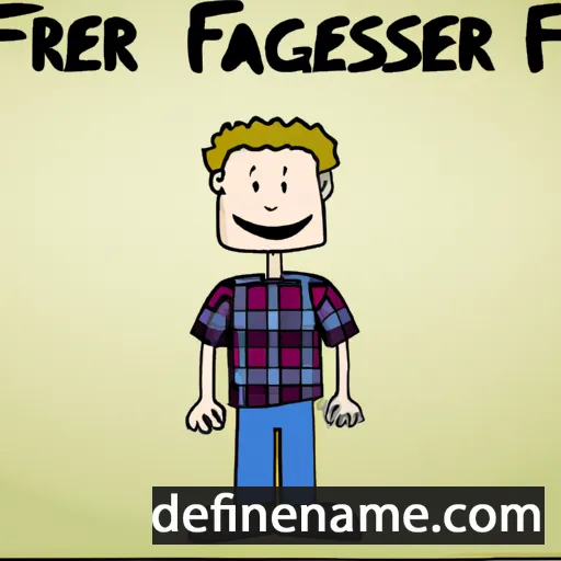 cartoon of the name Fraser