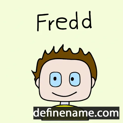 cartoon of the name Frédéric