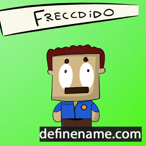 cartoon of the name Frederico