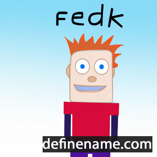 cartoon of the name Frederik