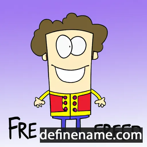 cartoon of the name Fredric