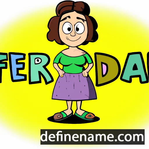 Freida cartoon