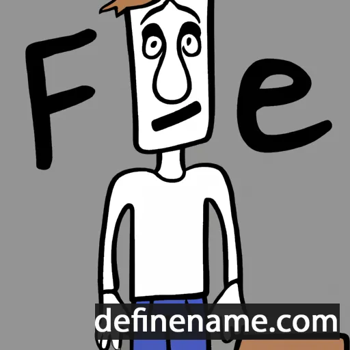 cartoon of the name Frej