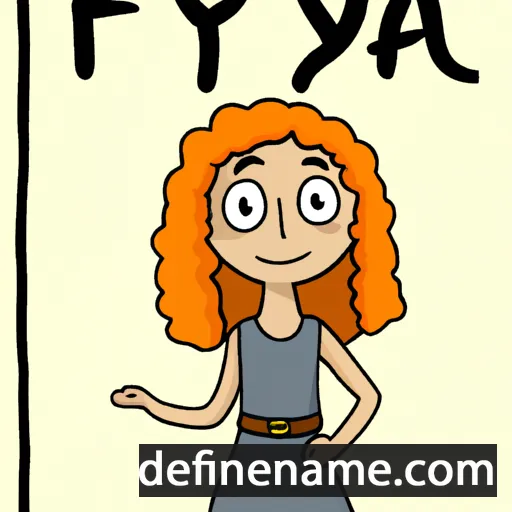 Freyja cartoon