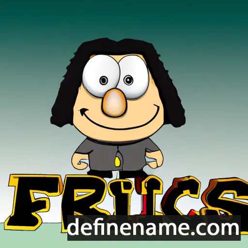 cartoon of the name Fricis