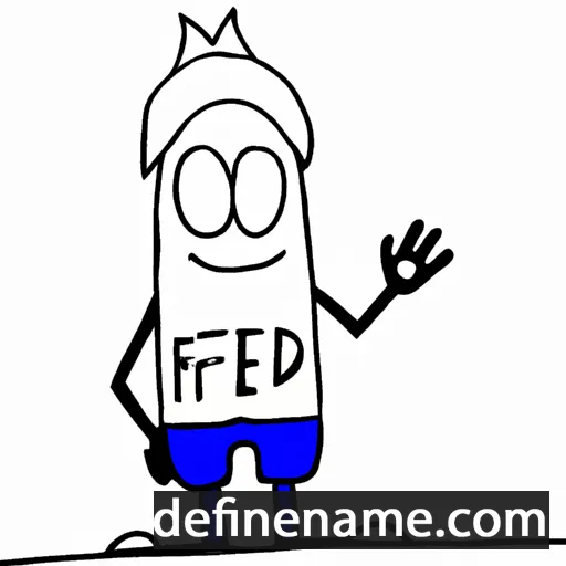 cartoon of the name Fridenot