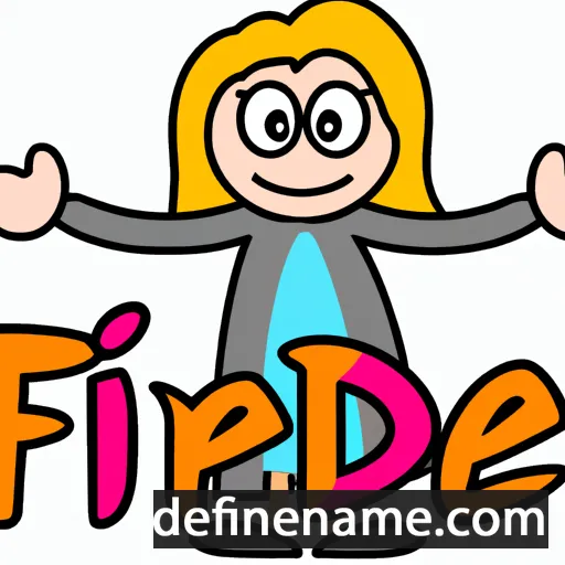 cartoon of the name Friede