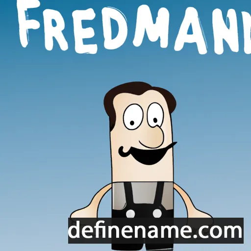 cartoon of the name Friedemann