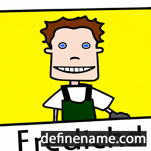 cartoon of the name Friedrich