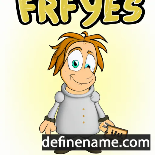 cartoon of the name Frigyes