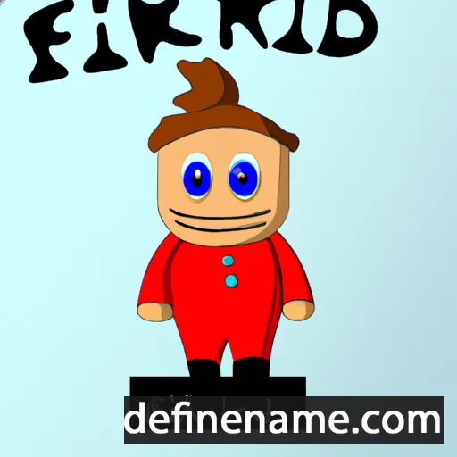 Friðrik cartoon