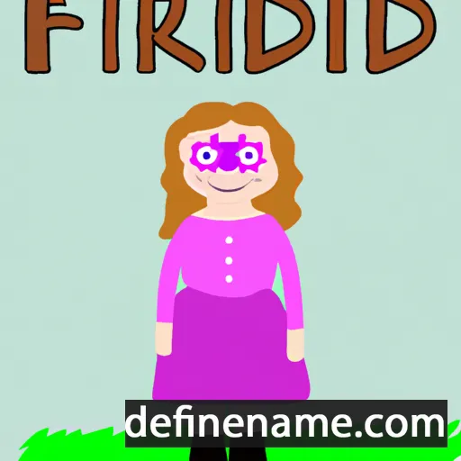 Friðrika cartoon