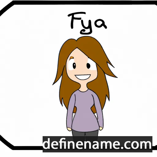 Frøya cartoon