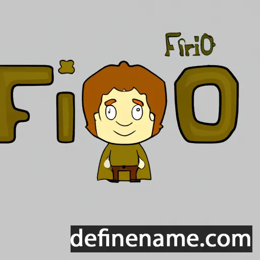 cartoon of the name Frodo