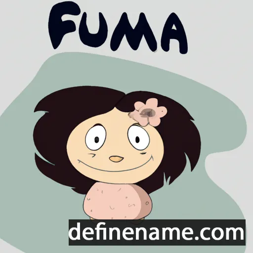 cartoon of the name Fruma