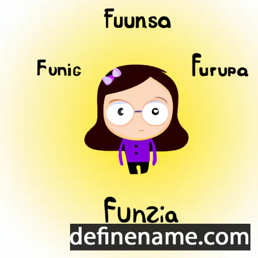 cartoon of the name Fruzsina