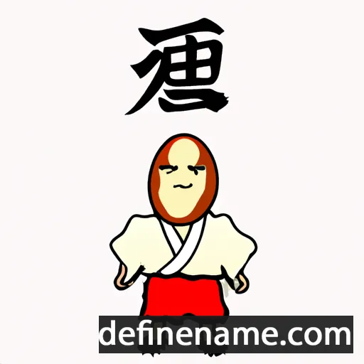 cartoon of the name Fūjin