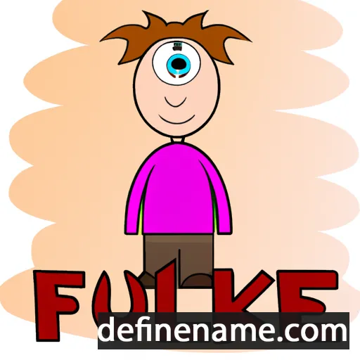 cartoon of the name Fulke