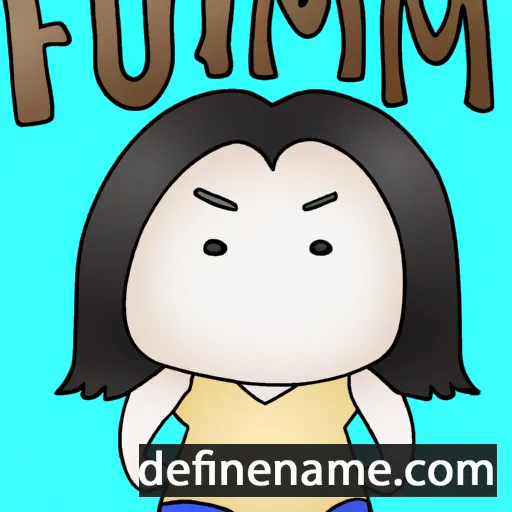 cartoon of the name Fumi