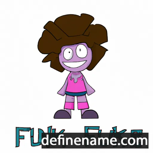 cartoon of the name Funke