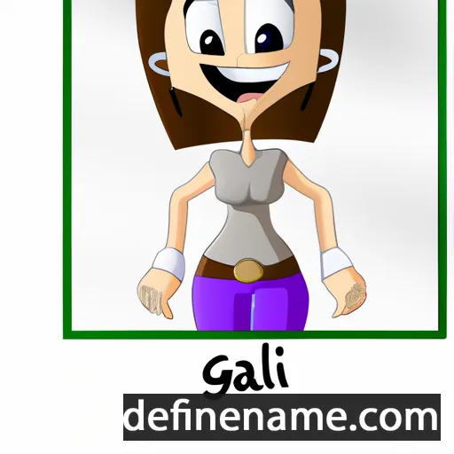 cartoon of the name Gal