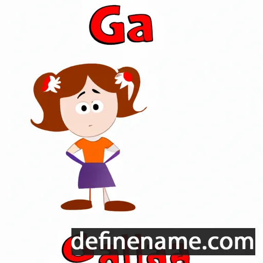 cartoon of the name Gala