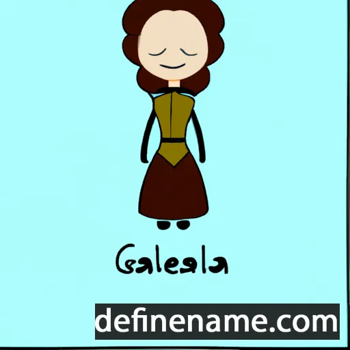 cartoon of the name Galateia