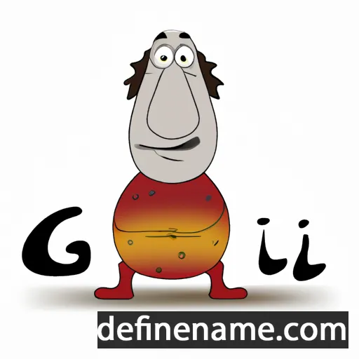 cartoon of the name Gali