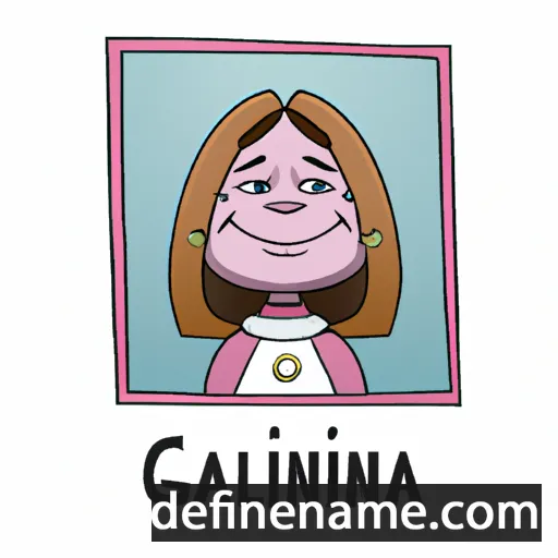 cartoon of the name Galina