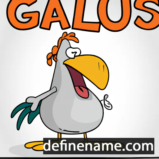 cartoon of the name Gallus