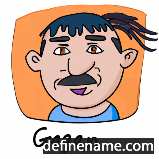 cartoon of the name Garegin