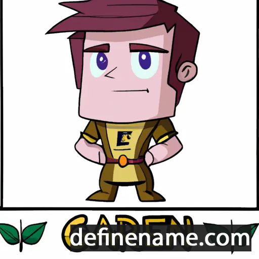 cartoon of the name Garen