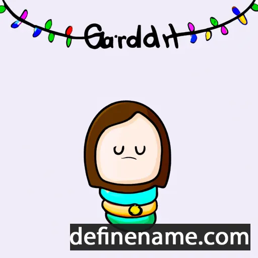 cartoon of the name Garland