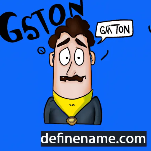 cartoon of the name Gastón