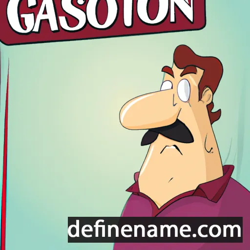 cartoon of the name Gaston