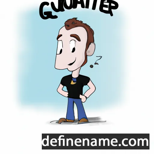 cartoon of the name Gauthier