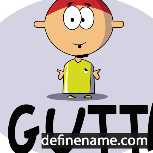 cartoon of the name Gauti