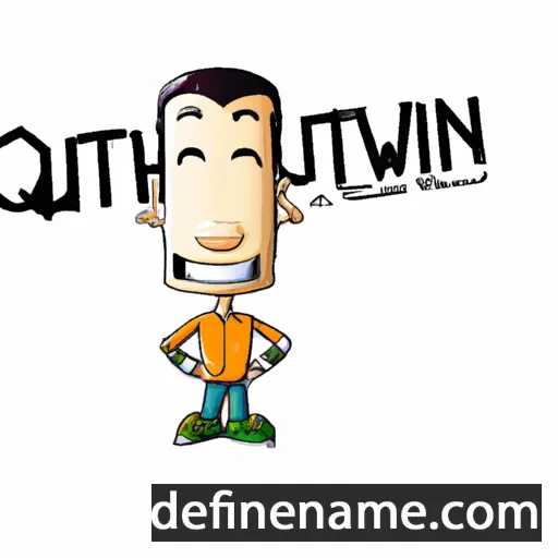 cartoon of the name Gautwin